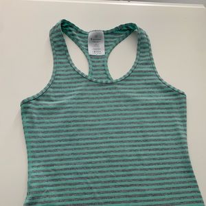 Mint green and gray Ivivva tank top